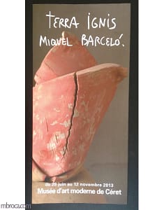 5 musées : couverture du livret d'exposition Miquel Barcelo
